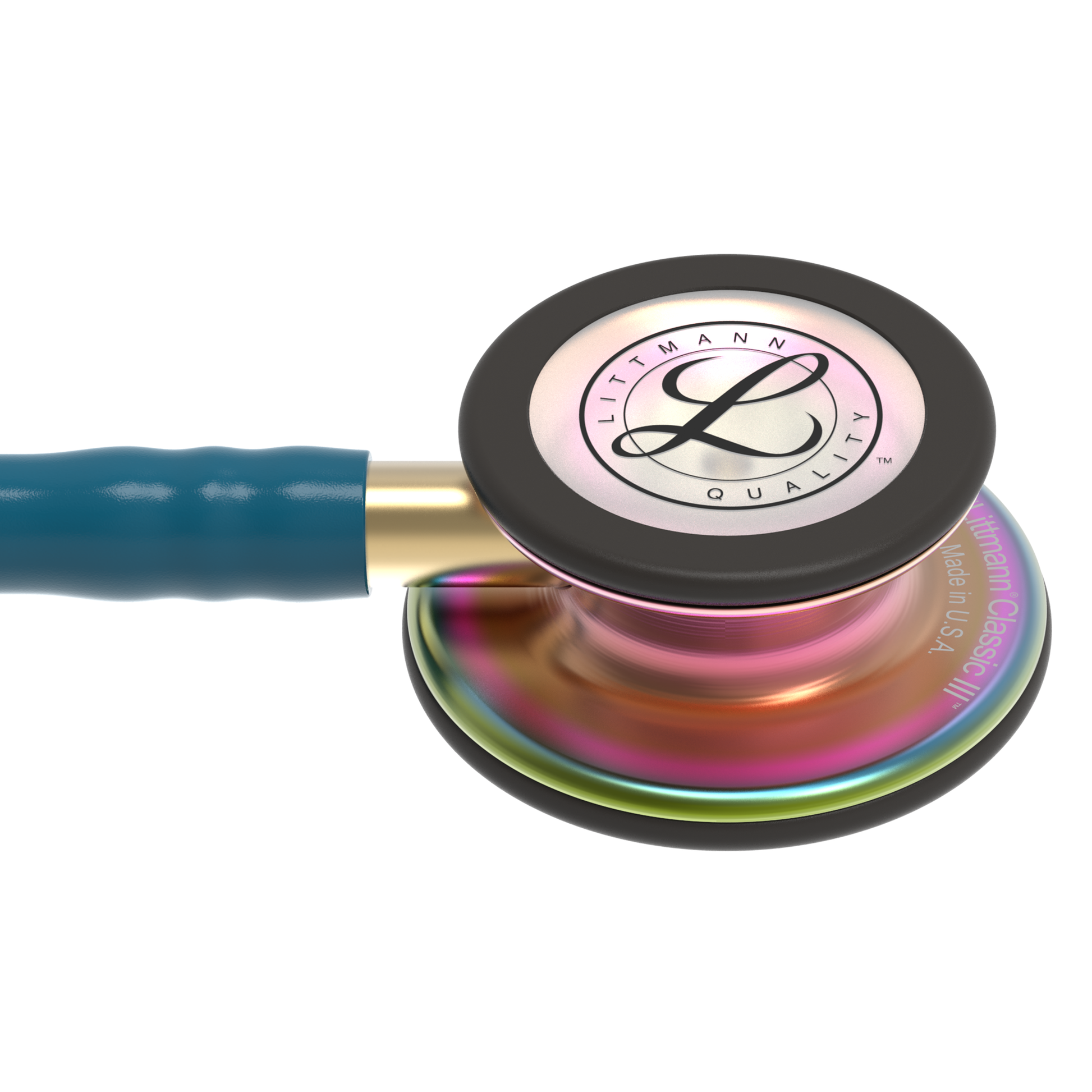Littmann Classic III Stethoscope: Caribbean Blue Rainbow 5807 - Student Program 3M Littmann