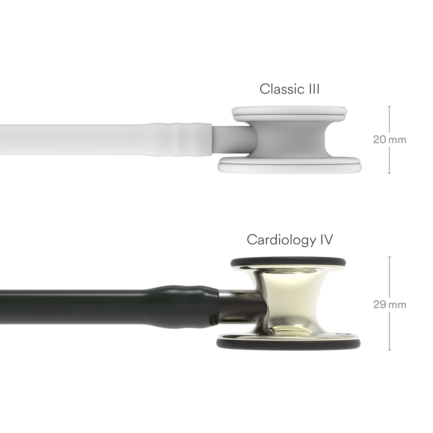 Littmann Cardiology IV Stethoscope: Black & Champagne-Finish 6179 - Student Program 3M Littmann