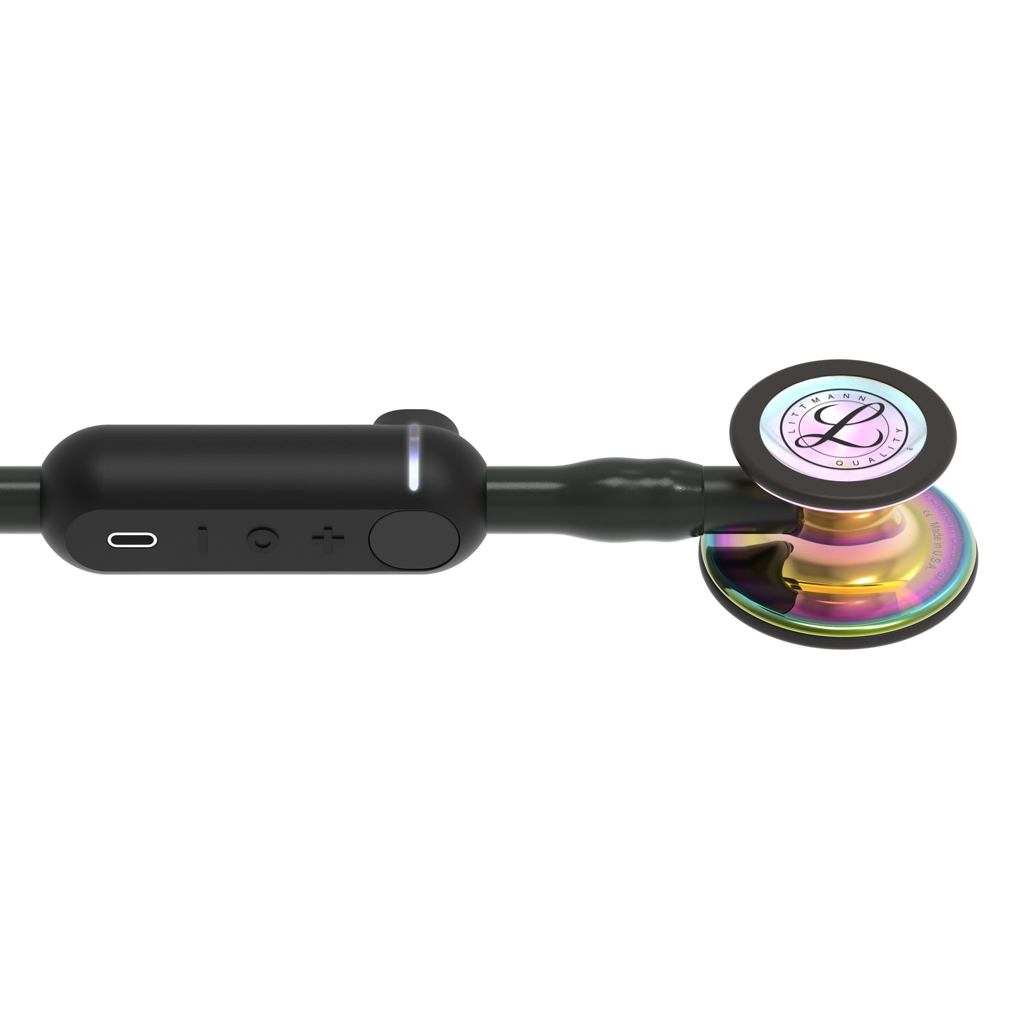 Littmann CORE Digital Stethoscope - 8570 High Polish Rainbow & Black 3M Littmann