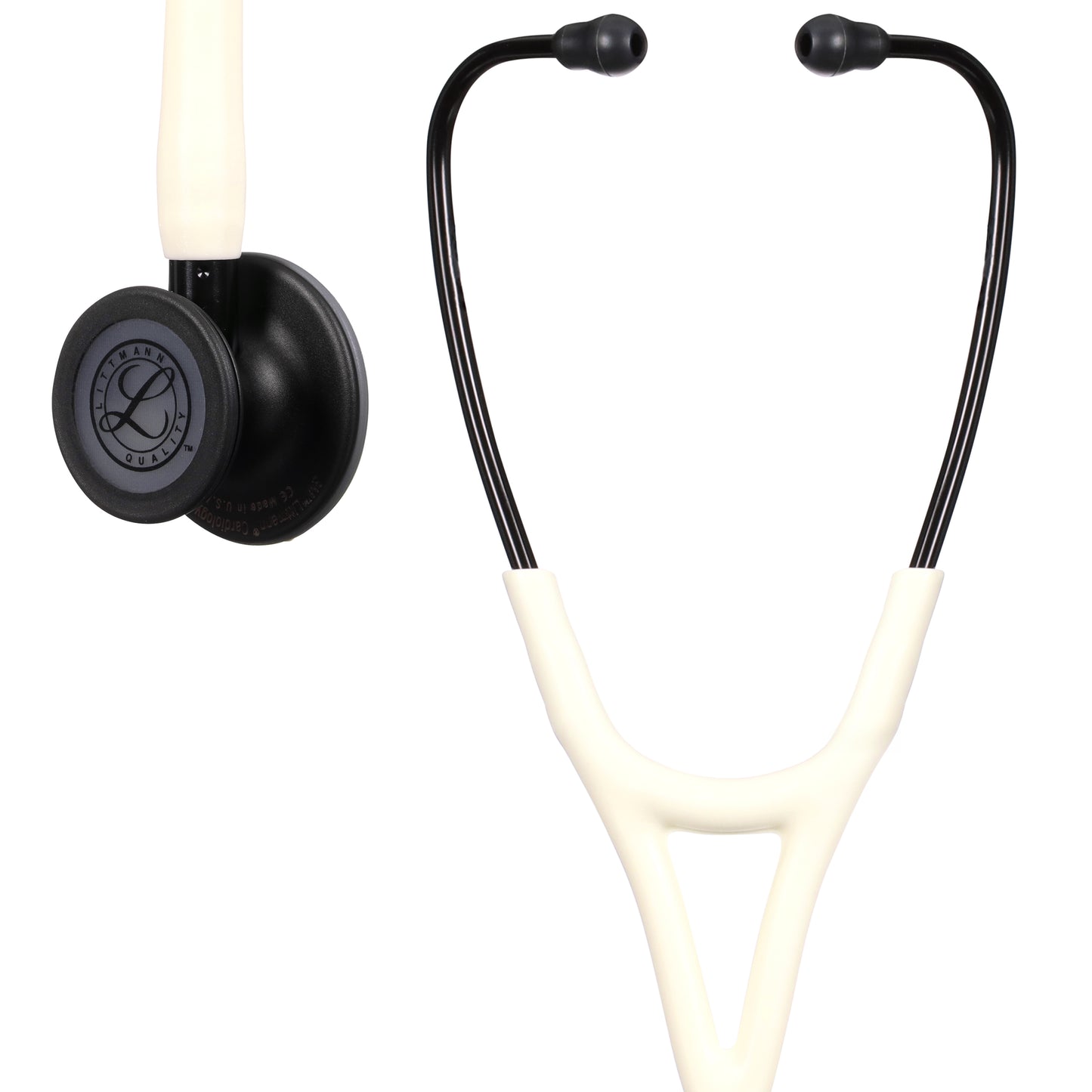 Littmann Cardiology IV Diagnostic Stethoscope: Satin Alabaster Tube 6186C 3M Littmann