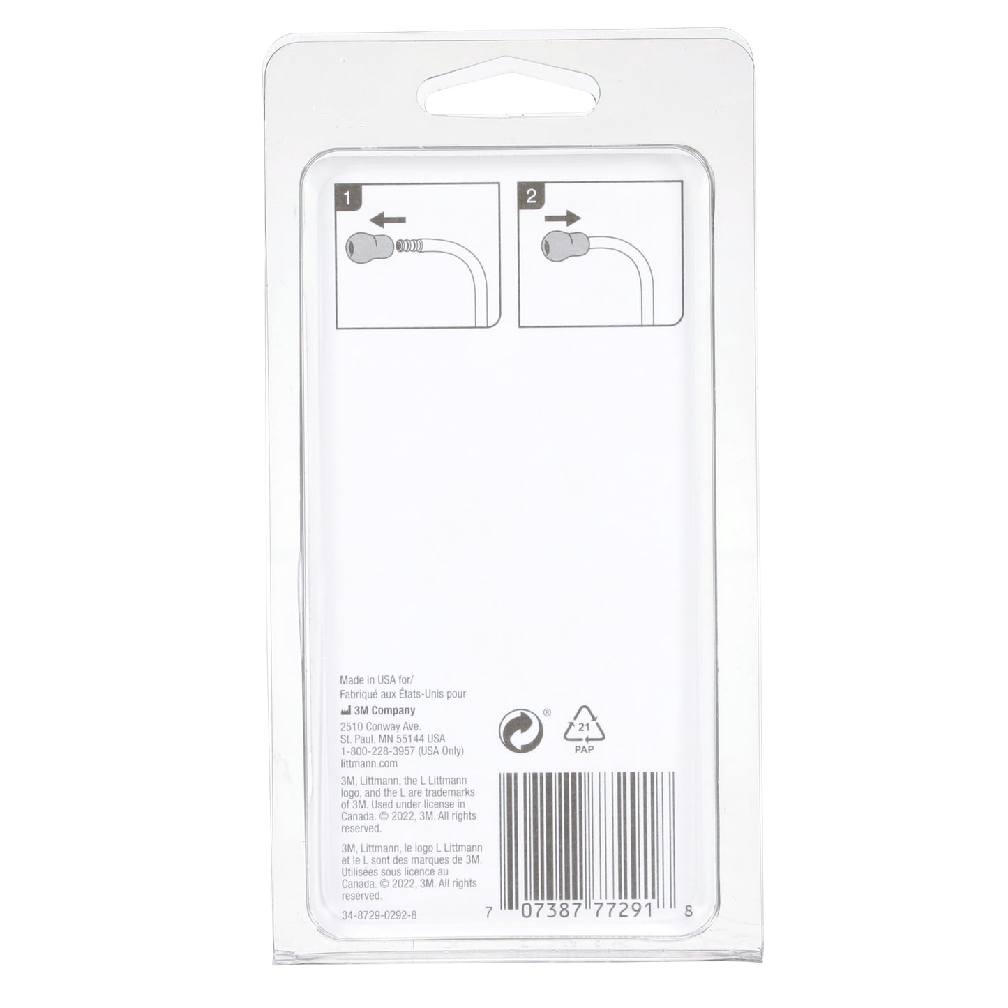 3M Littmann Snap Tight Soft-Sealing Eartips, Grey Small & Large 3M Littmann