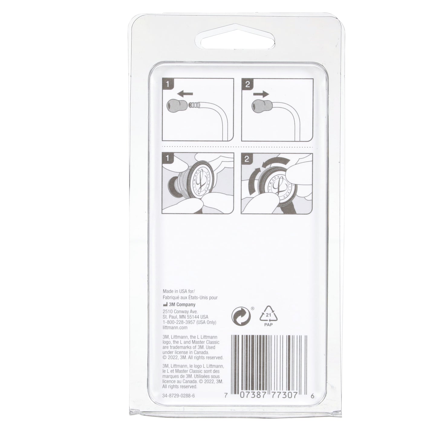 3M Littmann Stethoscope Spare Parts Kit - Master Classic - Black 3M Littmann