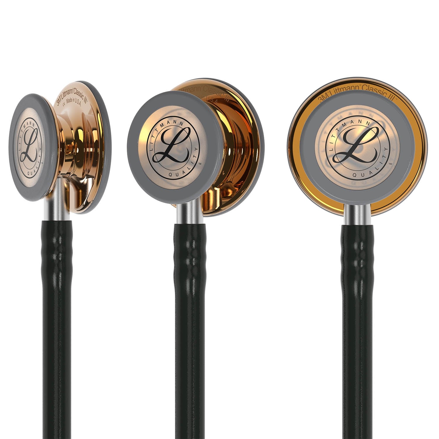 Littmann Classic III Monitoring Stethoscope: High Polish Copper & Black - Limited Edition 5646 - Student Program 3M Littmann