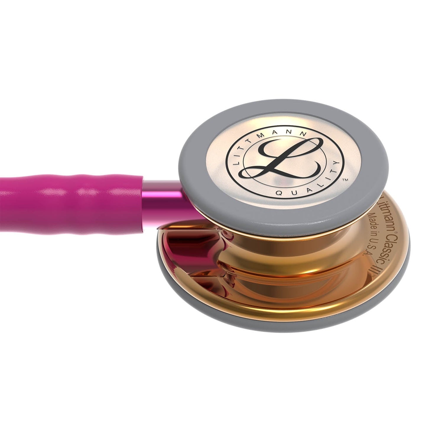 Littmann Classic III Monitoring Stethoscope: High Polish Copper & Raspberry - Limited Edition 5647 - Student Program 3M Littmann