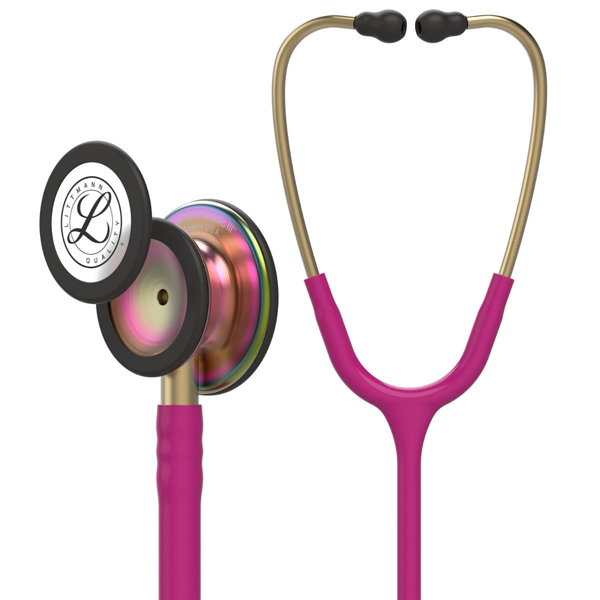 Littmann Classic III Stethoscope: Raspberry Rainbow 5806 - Student Program 3M Littmann