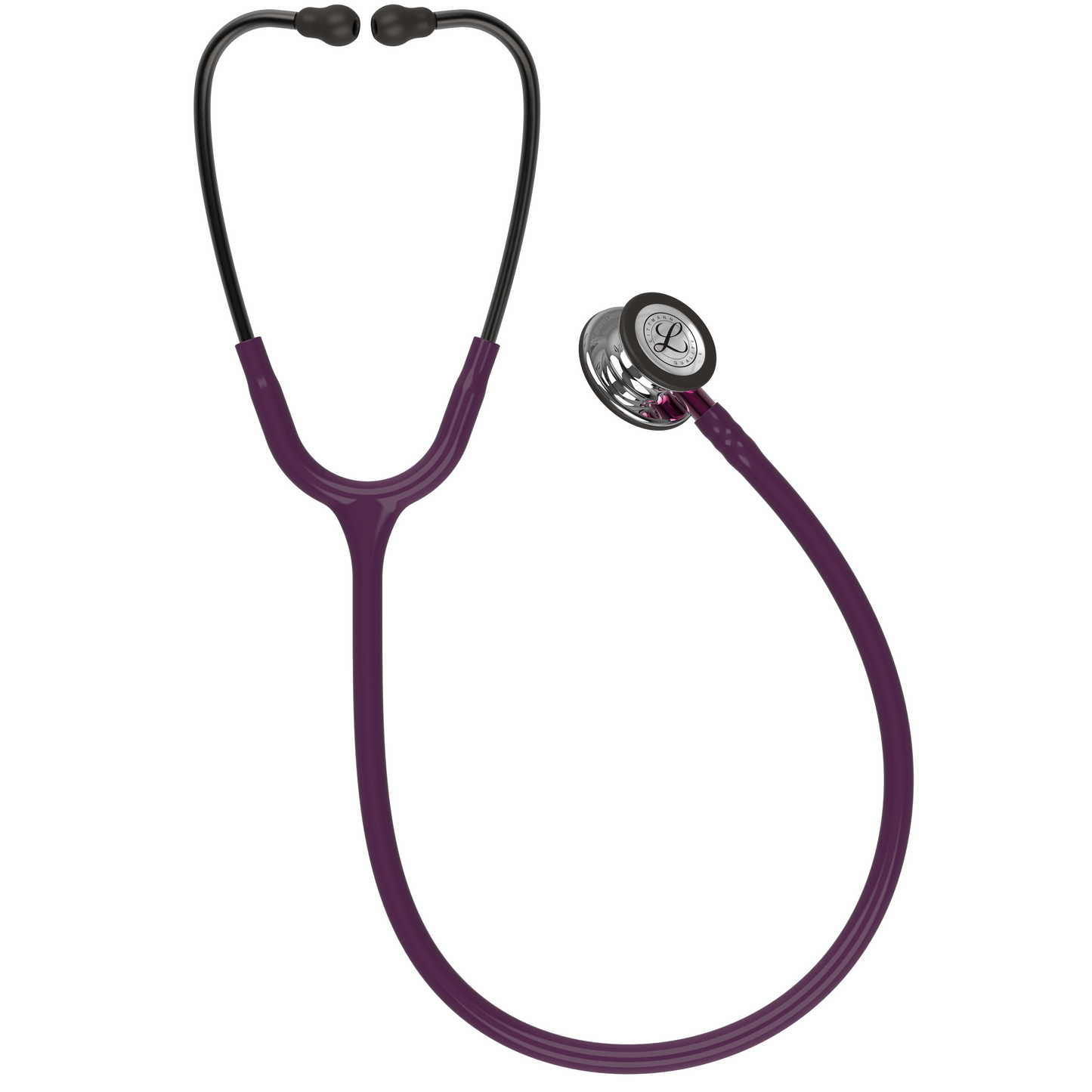 Littmann Classic III Monitoring Stethoscope: Mirror & Plum - Pink Stem 5960 - Student Program 3M Littmann