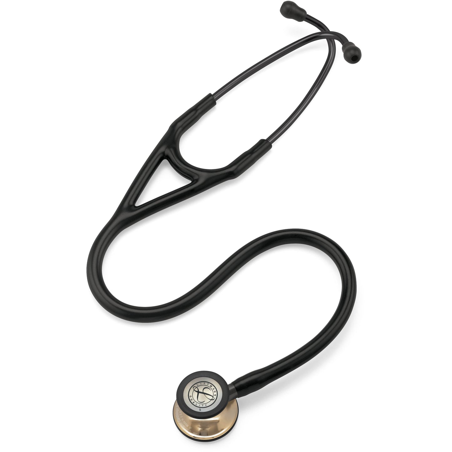 Littmann Cardiology IV Stethoscope: Black & Champagne-Finish 6179 - Student Program 3M Littmann