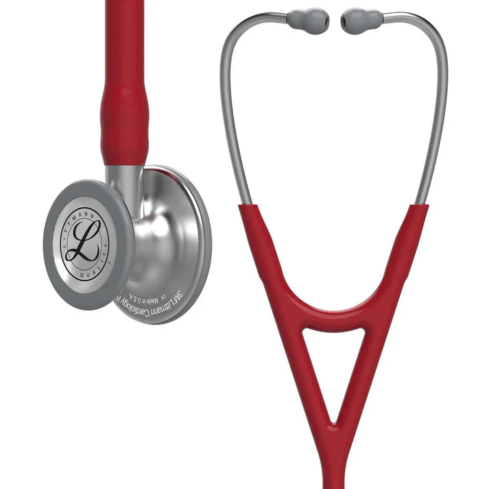 Littmann Cardiology IV Diagnostic Stethoscope: Burgundy 6184 - Student Program 3M Littmann