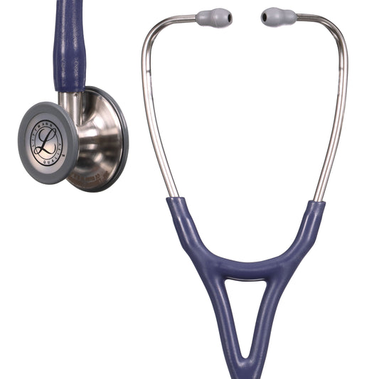 Littmann Cardiology IV Diagnostic Stethoscope: Satin Midnight Blue Tube 6187C - Student Program 3M Littmann