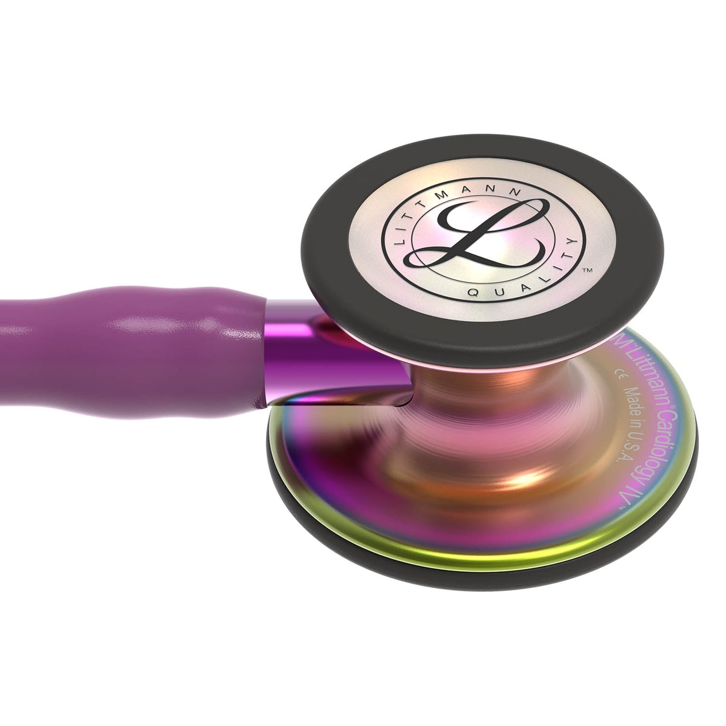 Littmann Cardiology IV Diagnostic Stethoscope: Rainbow & Plum - Violet Stem 6205 - Student Program 3M Littmann