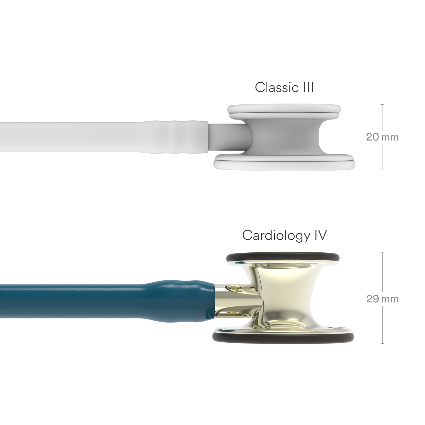 Littmann Cardiology IV Stethoscope: Champagne & Caribbean Blue 6190 - Student Program 3M Littmann