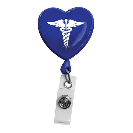 Retracteze™ ID Holder Caduceus - Navy Prestige