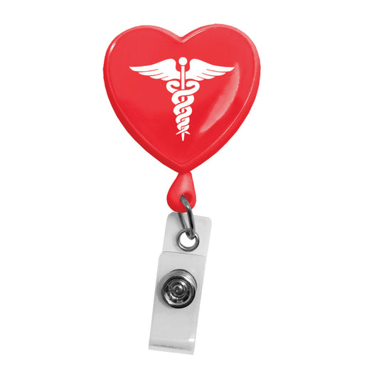 Retracteze™ ID Holder Caduceus - Red Prestige