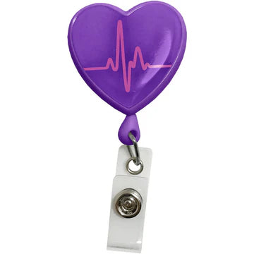 Retracteze™ ID Holder EKG - Purple Prestige