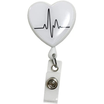 Retracteze™ ID Holder EKG - White Prestige