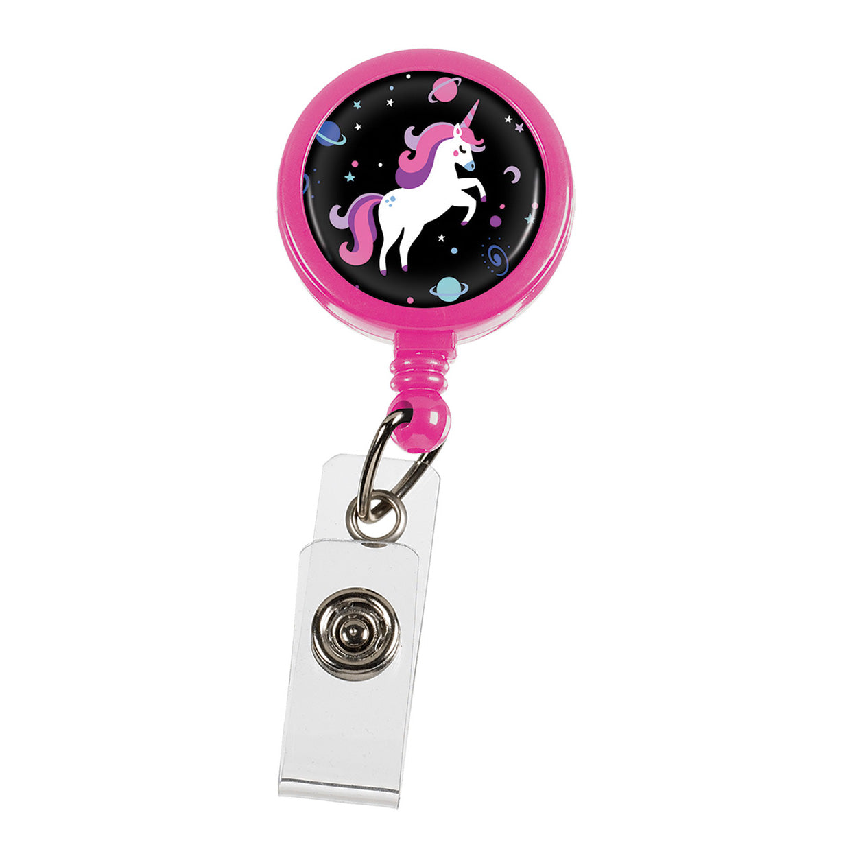 Retracteze™ ID Holder Unicorns - Pink Prestige