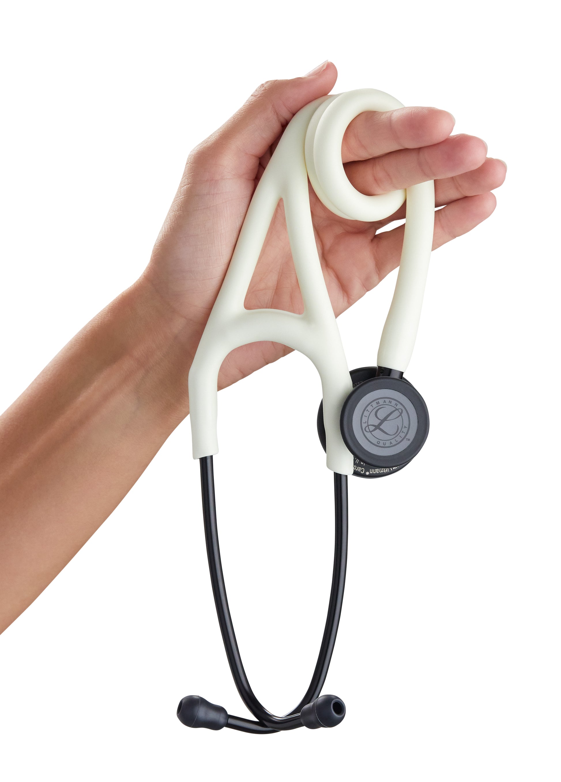 Littmann Cardiology IV Diagnostic Stethoscope: Satin Alabaster Tube 6186C - Student Program 3M Littmann