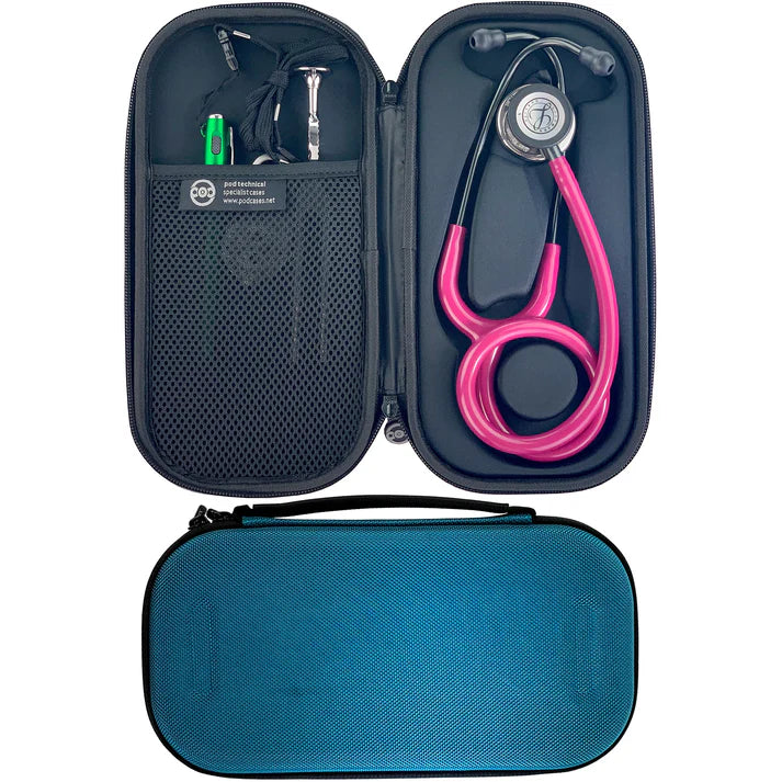 Pod Technical Classicpod Micro Stethoscope Case for Littmann Classic Stethoscopes - Caribbean Blue Pod Technical