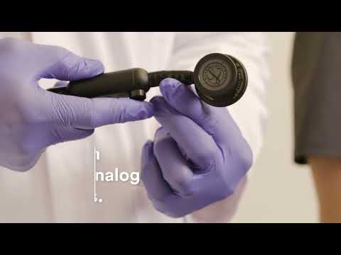 Littmann CORE Digital Stethoscope - 8570 High Polish Rainbow & Black 3M Littmann