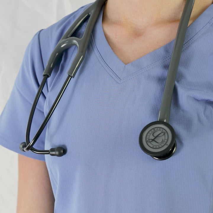 Littmann Cardiology IV Diagnostic Stethoscope: Smoke & Grey - Smoke Stem 6238 - Student Program 3M Littmann