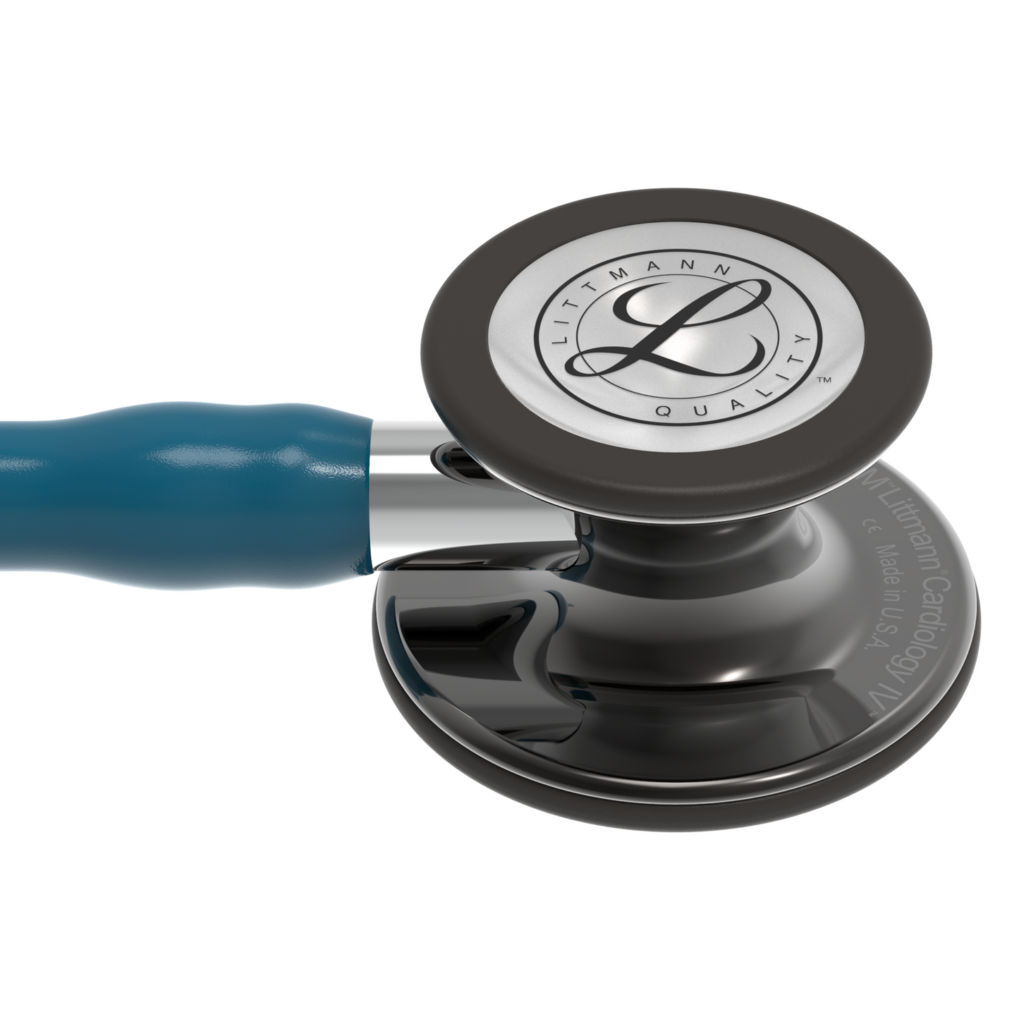 Littmann Cardiology IV Diagnostic Stethoscope: Smoke & Caribbean Blue - Mirror Stem 6234 - Student Program 3M Littmann