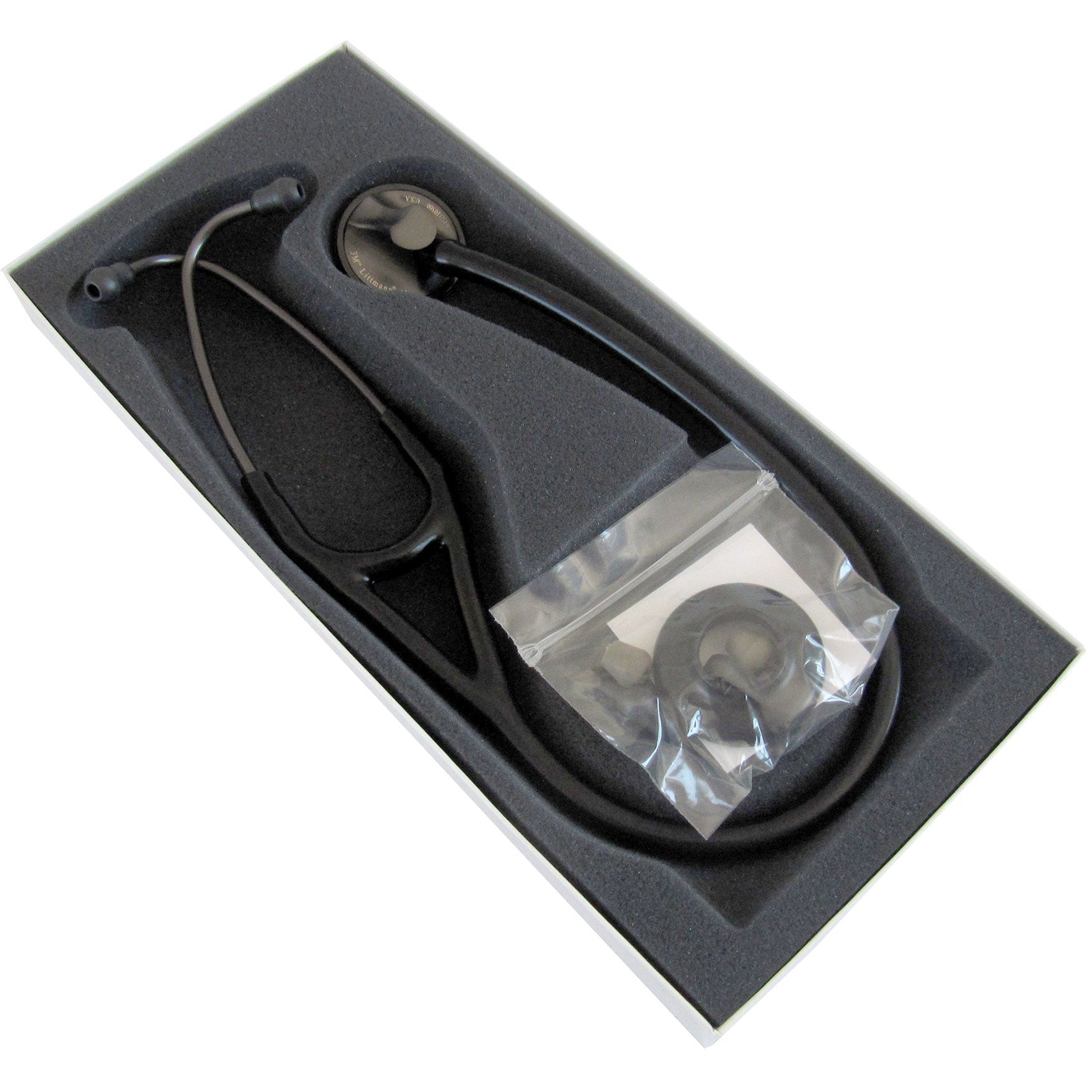 Littmann Master Cardiology Stethoscope: Black & Smoke 2176 - Student Program 3M Littmann