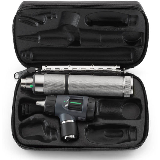 Welch Allyn 3.5 V Halogen HPX Otoscope Set with MacroView Otoscope with Throat Illuminator Welch Allyn