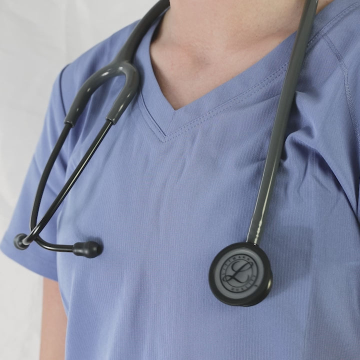 Littmann Classic III Monitoring Stethoscope: Smoke & Gray - Violet Stem 5873 3M Littmann