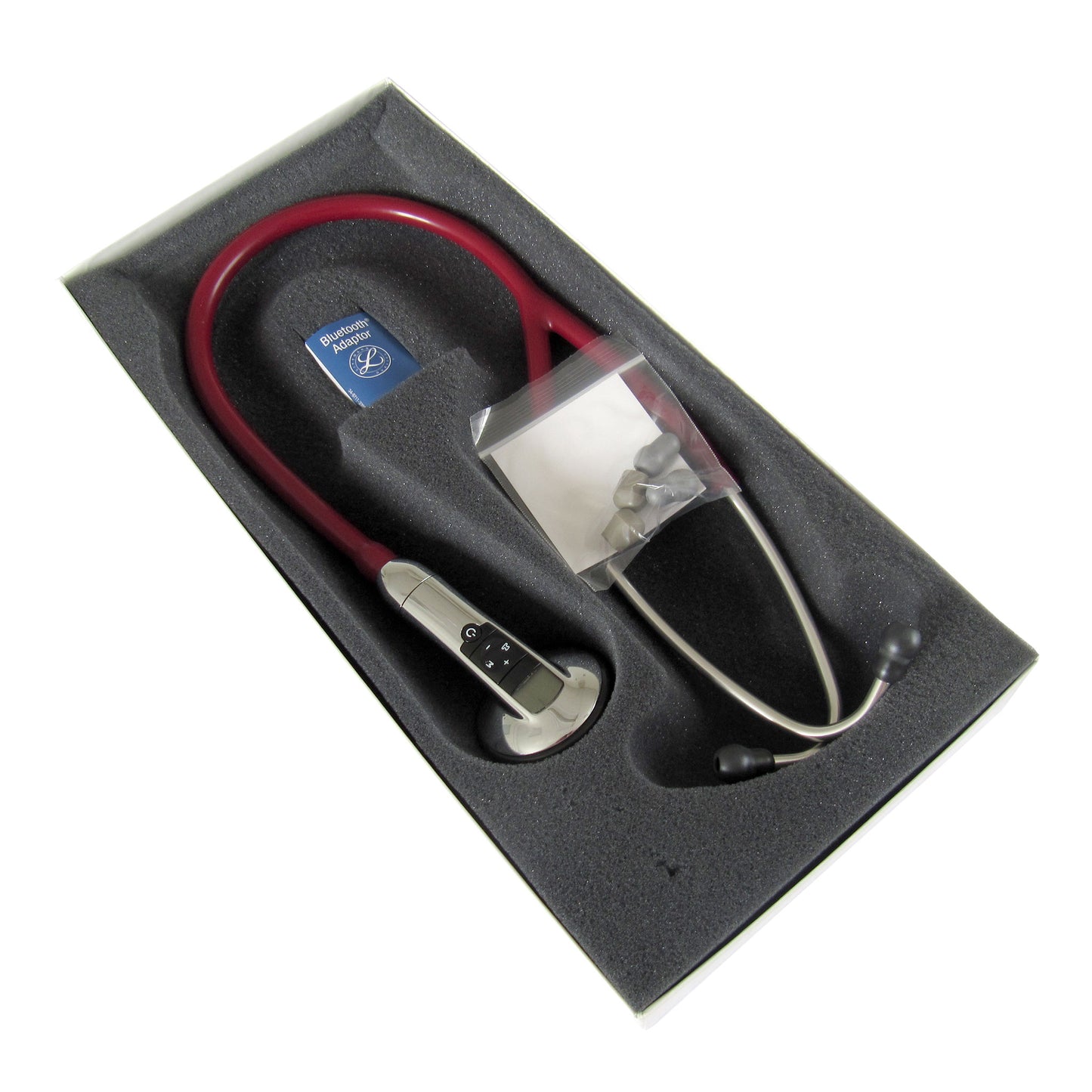Littmann 3200 Bluetooth Electronic Stethoscope - Burgundy 3200BU 3M Littmann