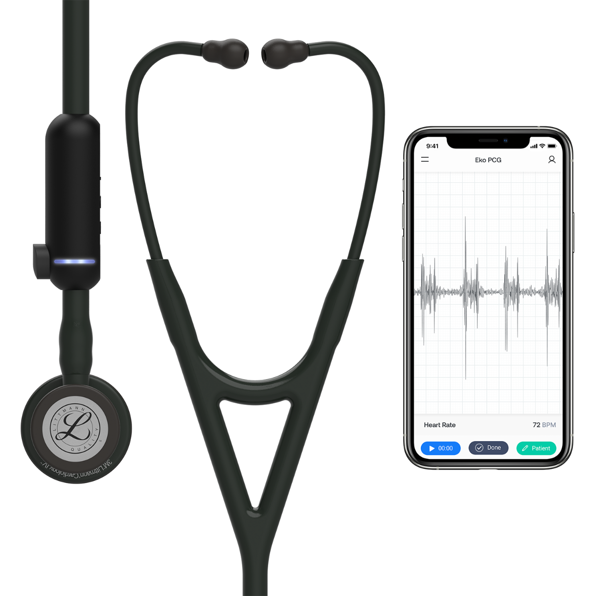 3M™ Littmann® CORE Digital Stethoscope - Black 8480 3M Littmann