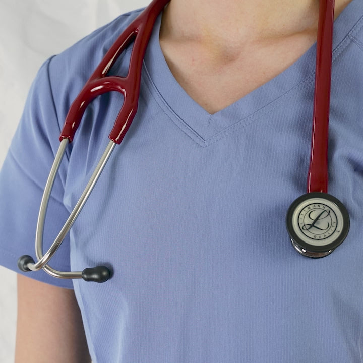 Littmann Cardiology IV Stethoscope: Burgundy & Mirror-Finish 6170 3M Littmann