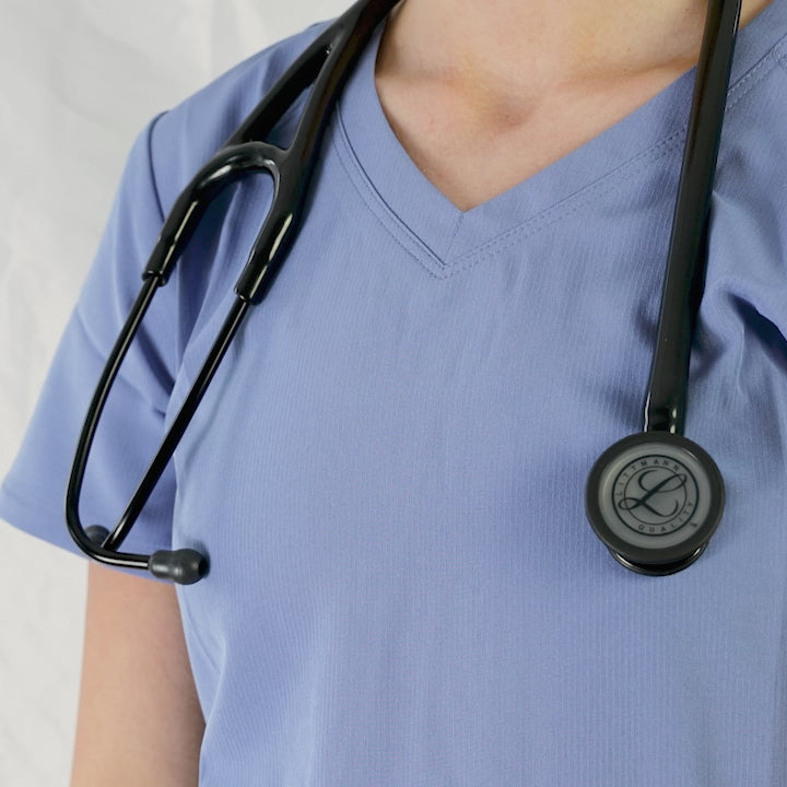 Littmann Cardiology IV Diagnostic Stethoscope: Polished Smoke & Black - Champagne Stem 6204 3M Littmann