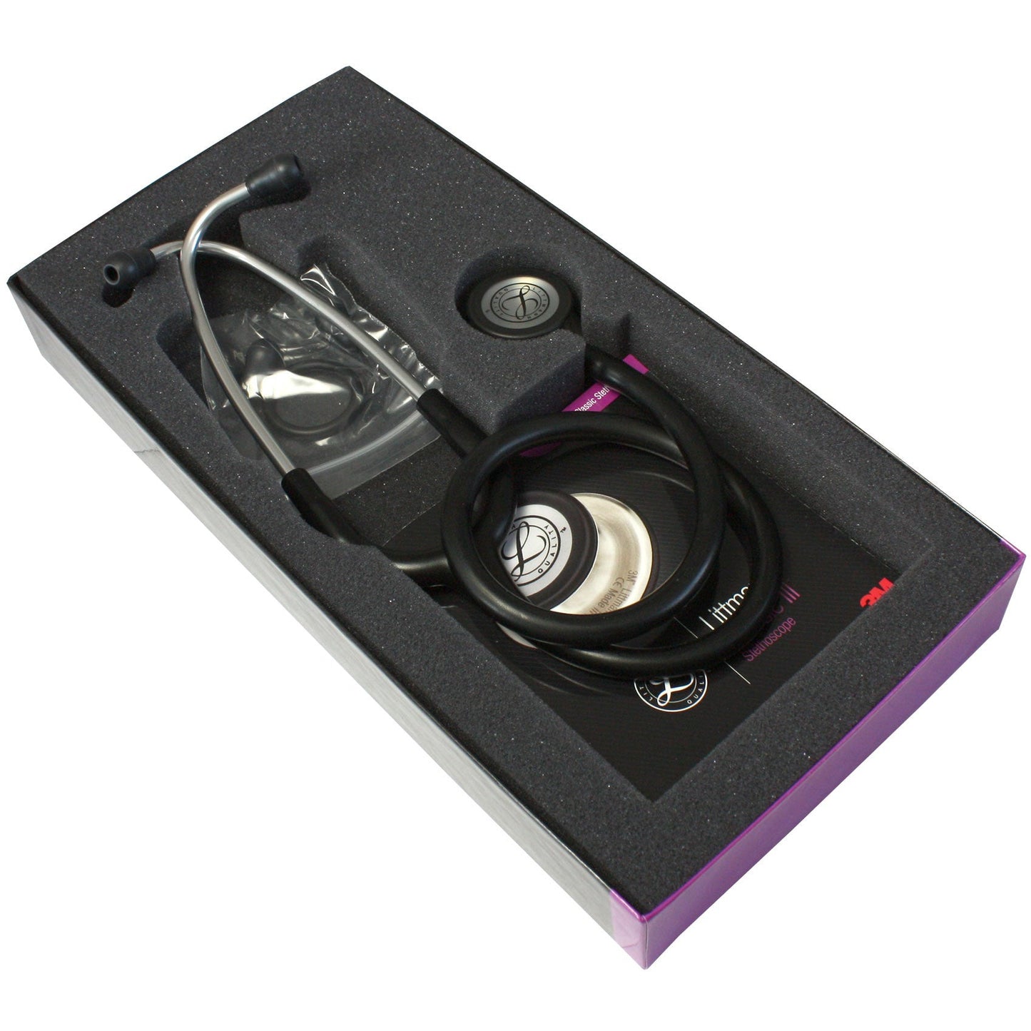 Littmann Classic III Stethoscope: Black 5620 3M Littmann