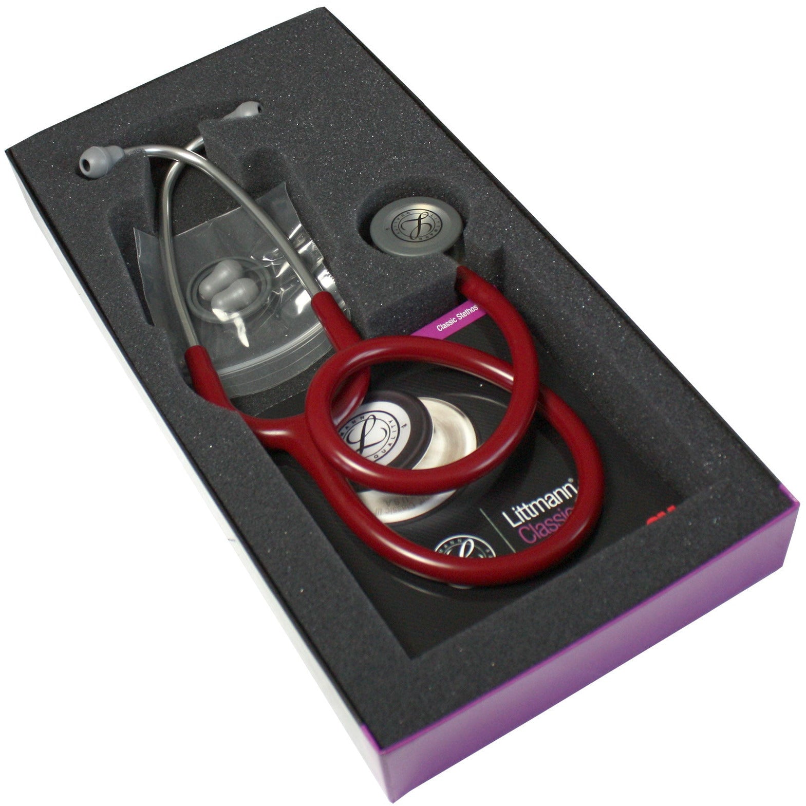 Littmann Classic III Stethoscope: Burgundy 5627 3M Littmann