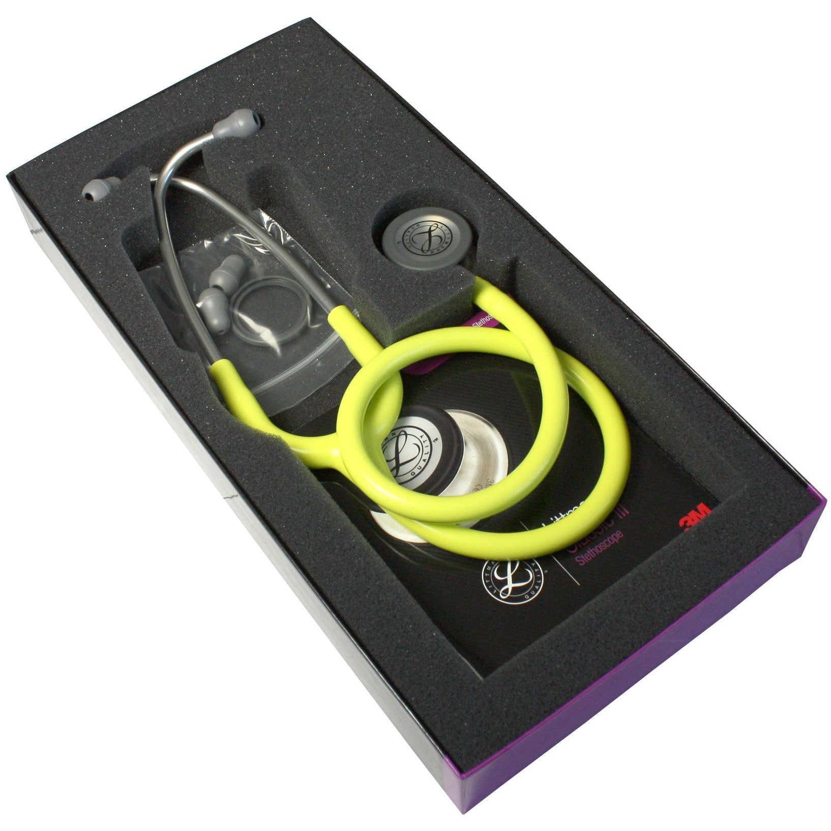 Littmann Classic III Stethoscope: Lemon Lime 5839 - Student Program 3M Littmann