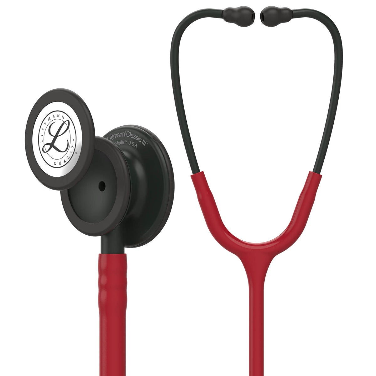 Littmann Classic III Stethoscope: Burgundy - Black Finish 5868 3M Littmann