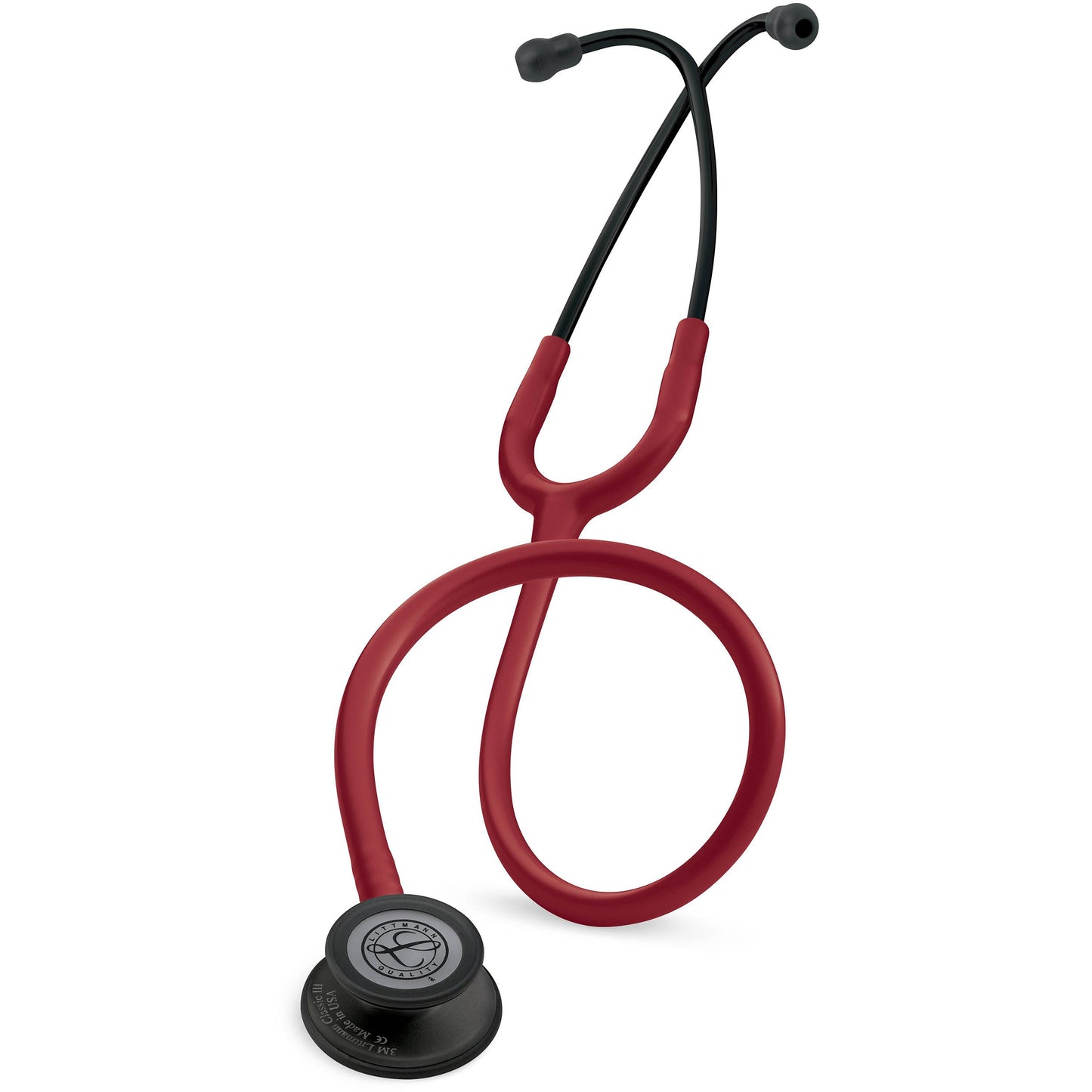 Littmann Classic III Stethoscope: Burgundy - Black Finish 5868 3M Littmann