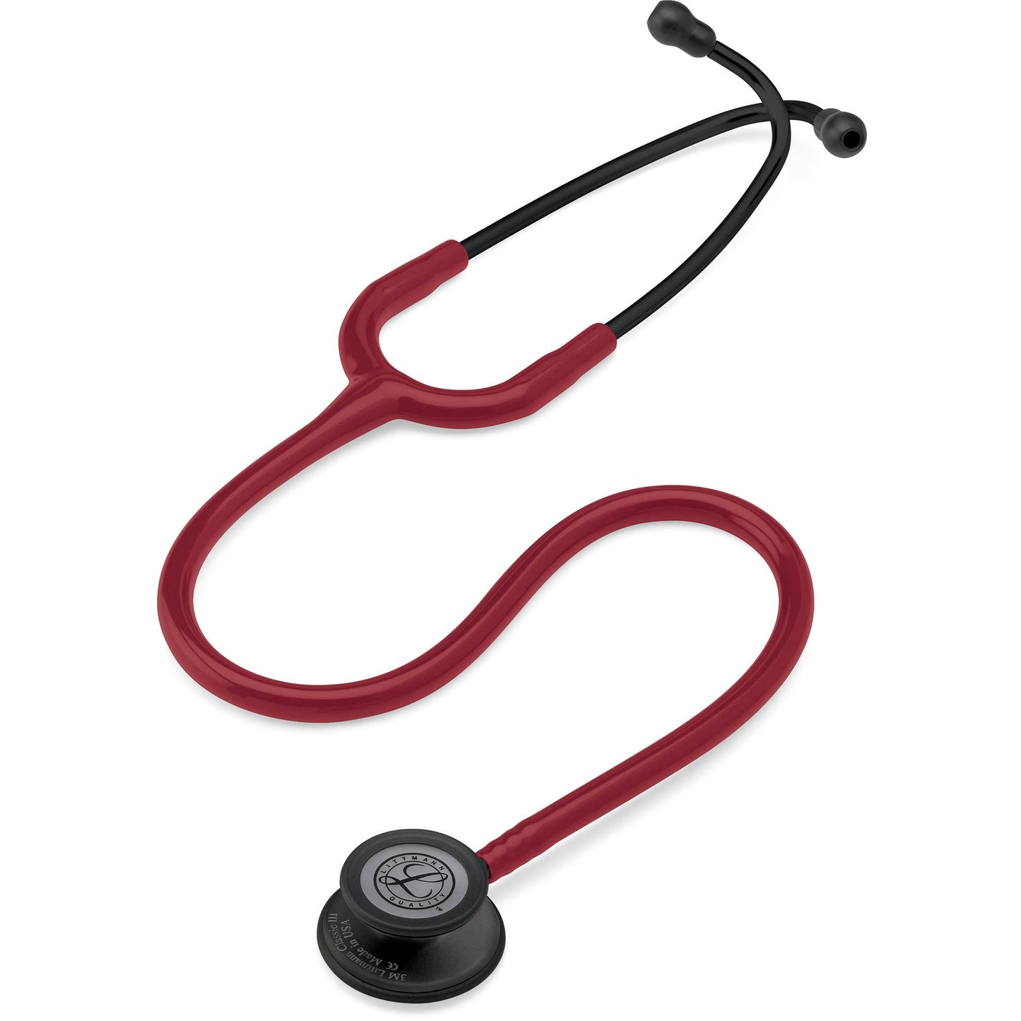 Littmann Classic III Stethoscope: Burgundy - Black Finish 5868 3M Littmann