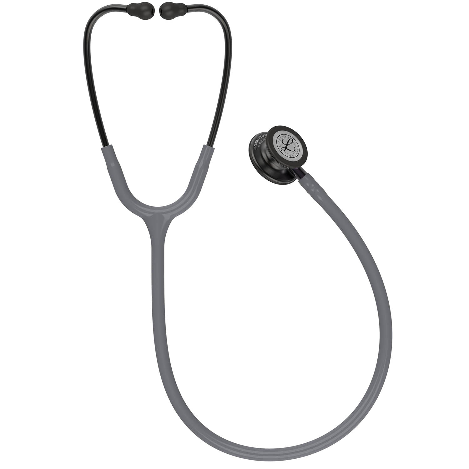 Littmann Classic III Monitoring Stethoscope: Smoke & Gray - Violet Stem 5873 - Student Program 3M Littmann