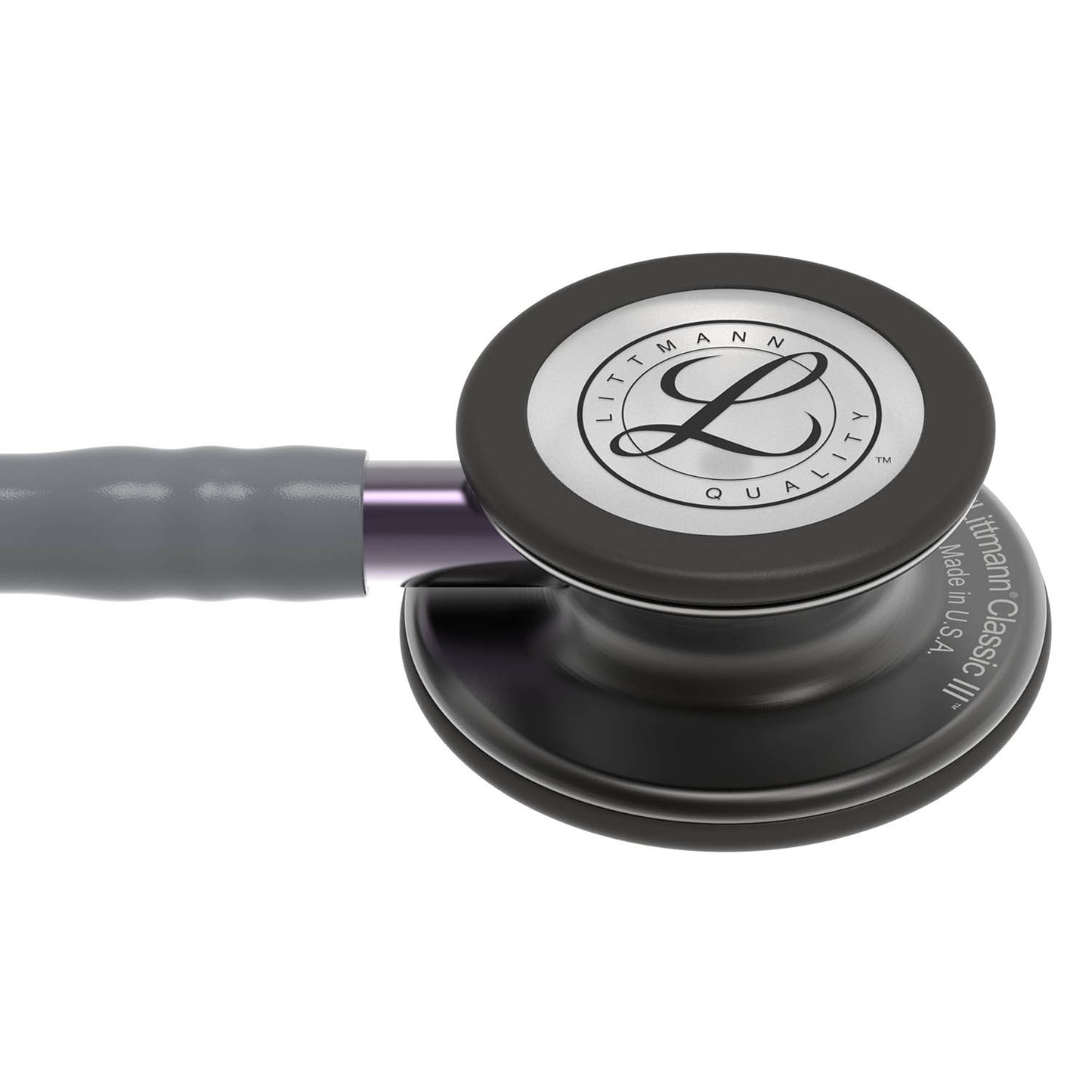 Littmann Classic III Monitoring Stethoscope: Smoke & Gray - Violet Stem 5873 Student Deal 3M Littmann