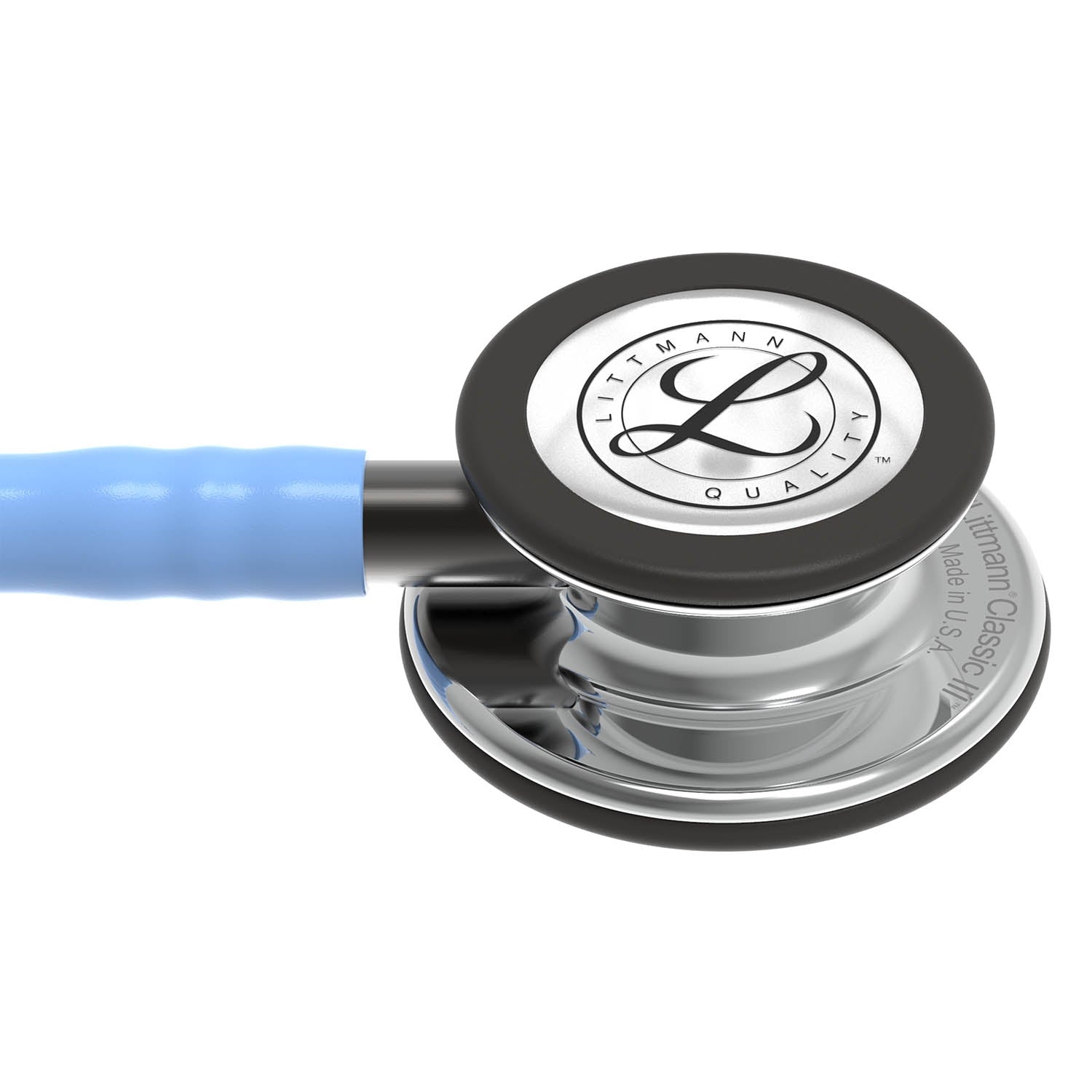 Littmann Classic III Monitoring Stethoscope: Mirror & Ceil Blue - Smoke Stem 5959 - Student Program 3M Littmann