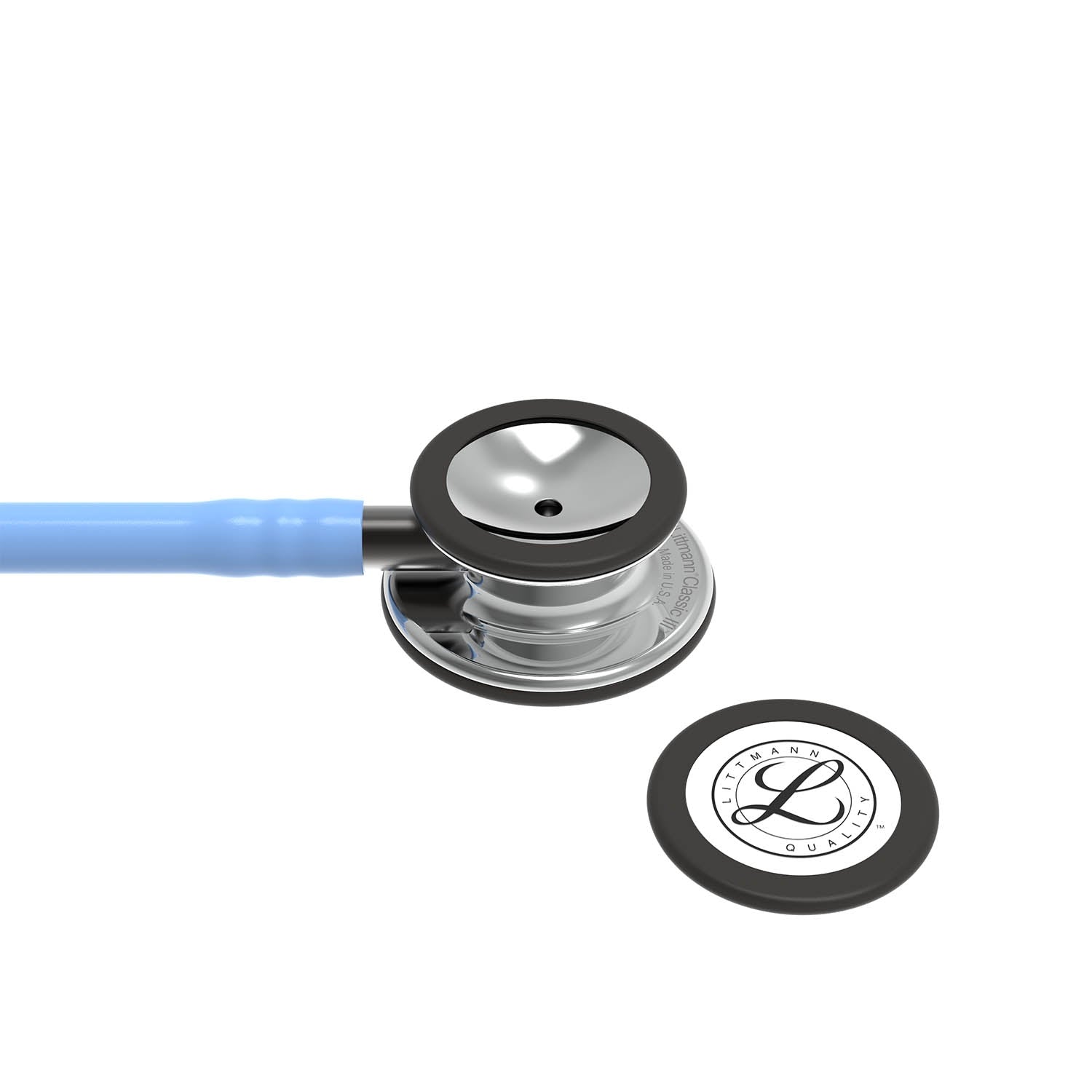 Littmann Classic III Monitoring Stethoscope: Mirror & Ceil Blue - Smoke Stem 5959 - Student Program 3M Littmann