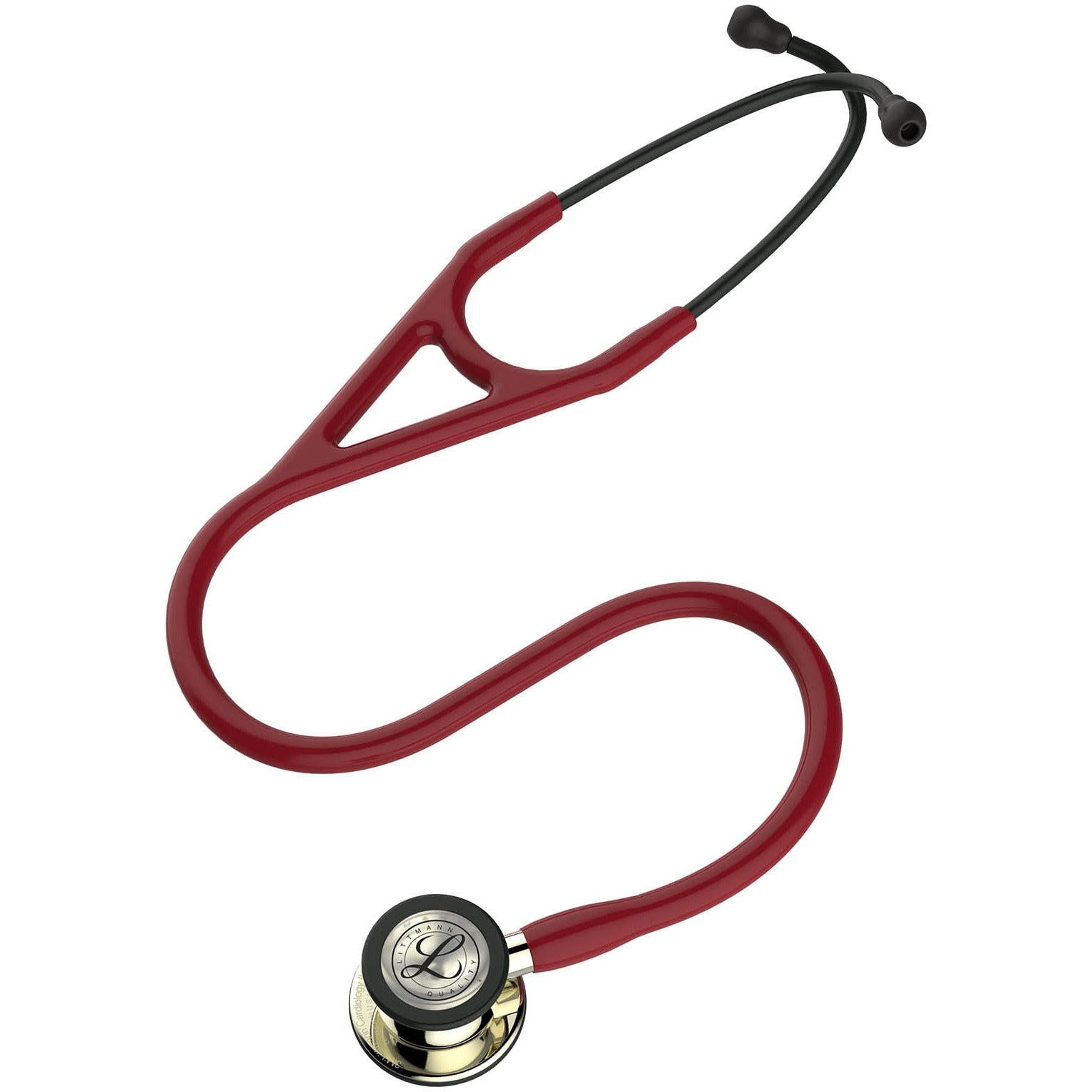 Littmann Cardiology IV Stethoscope: Champagne & Burgundy Tube 6176 3M Littmann