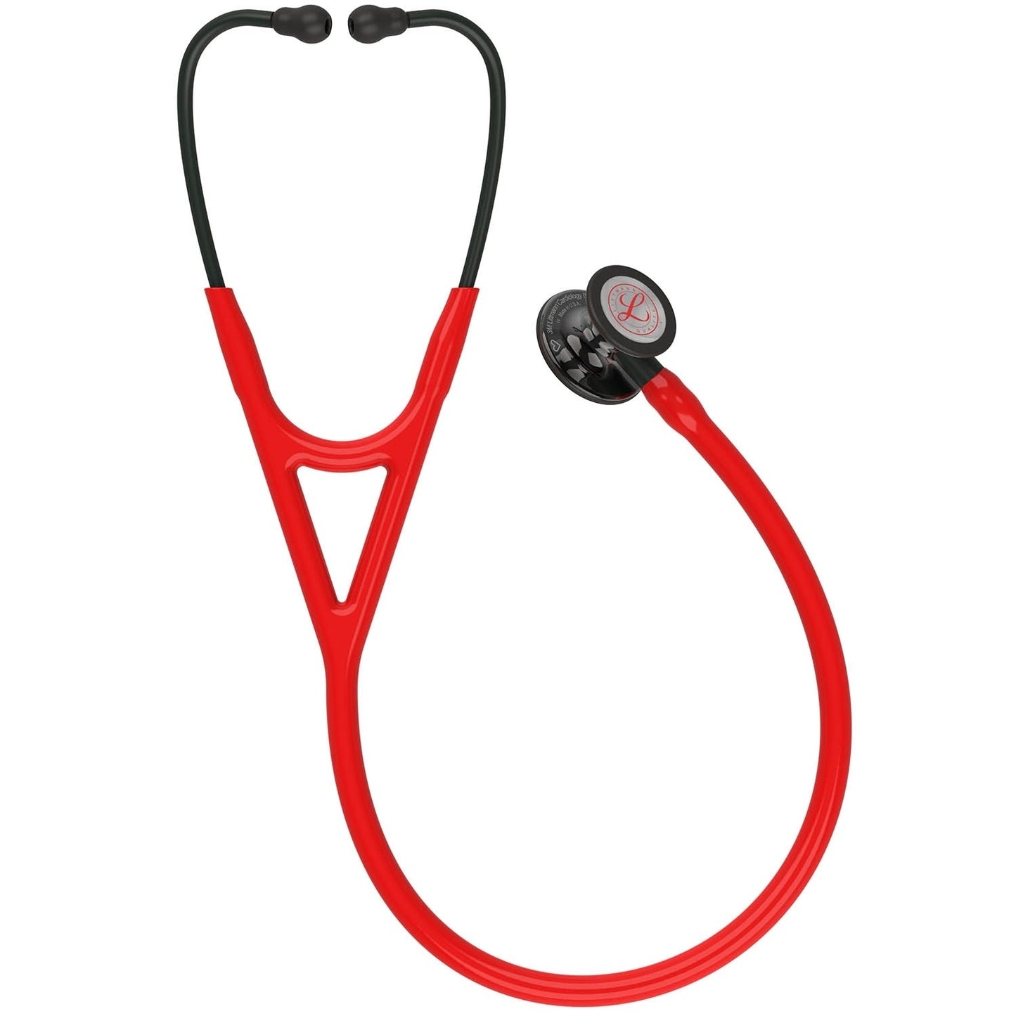 Littmann Cardiology IV Diagnostic Stethoscope: Red & Smoke - Limited Edition 6182 - Student Program 3M Littmann