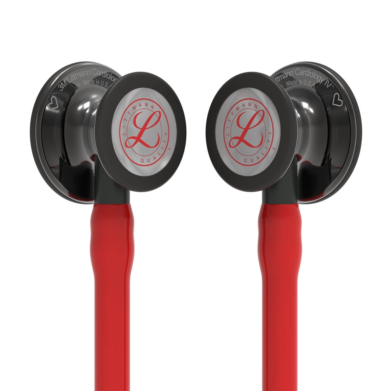 Littmann Cardiology IV Diagnostic Stethoscope: Red & Smoke - Limited Edition 6182 - Student Program 3M Littmann
