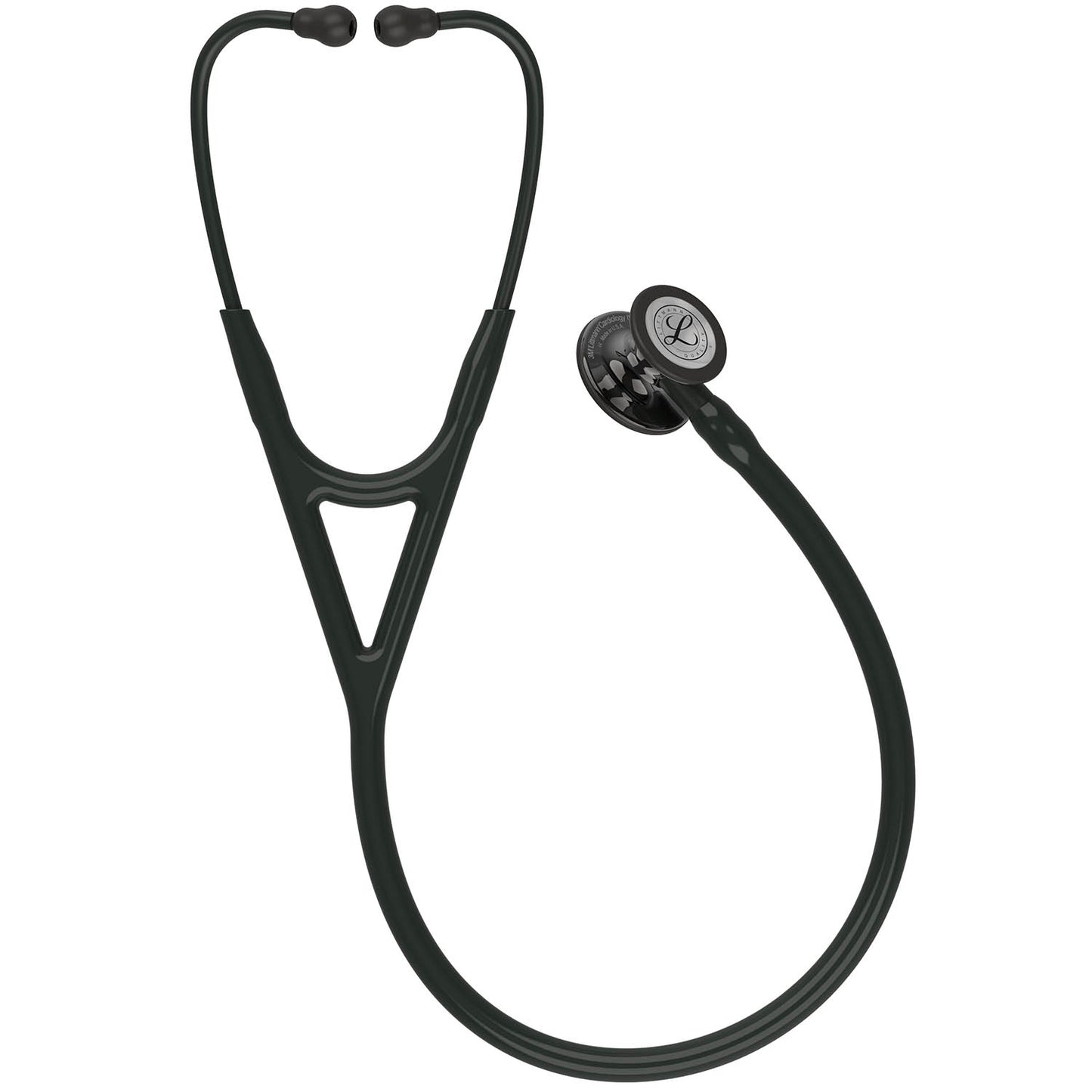 Littmann Cardiology IV Diagnostic Stethoscope: Smoke & Black - Black Stem 6232 - Student Program 3M Littmann