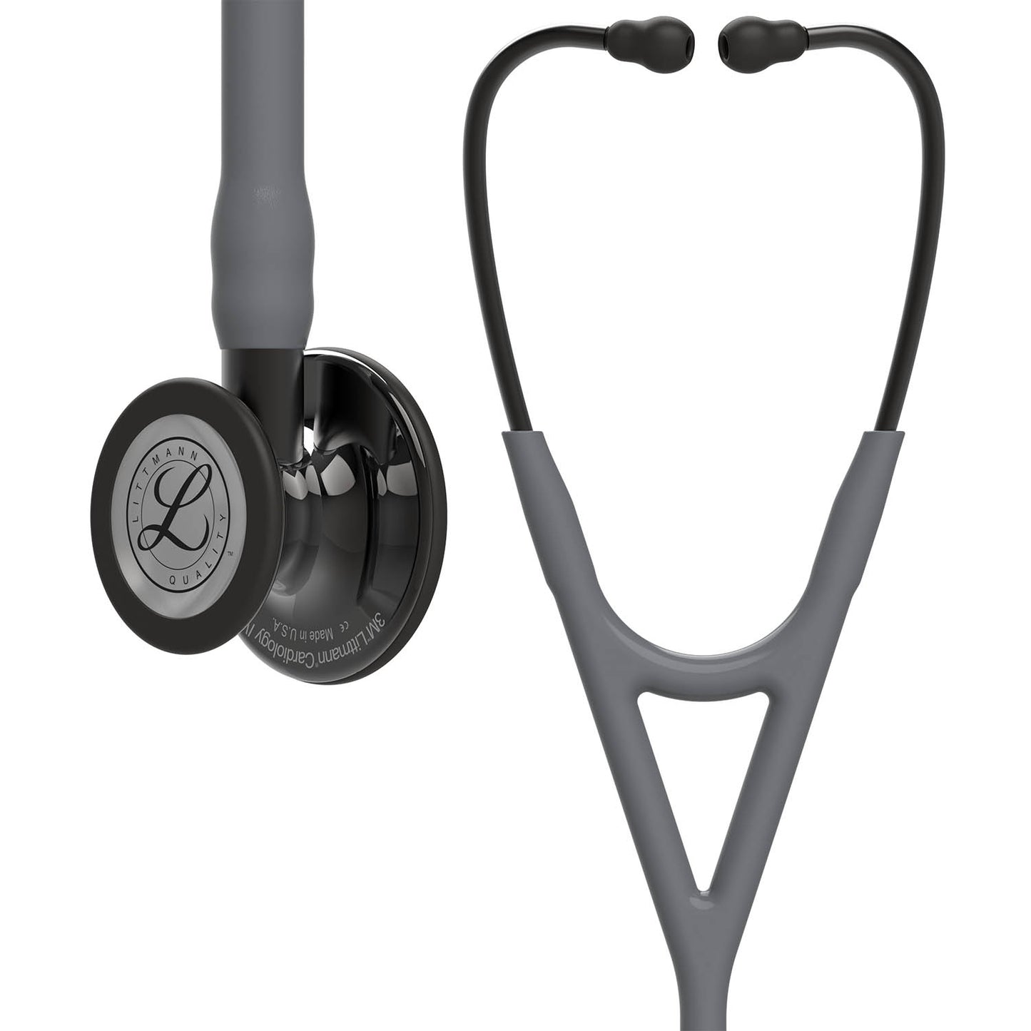 Littmann Cardiology IV Diagnostic Stethoscope: Smoke & Grey - Smoke Stem 6238 - Student Program 3M Littmann