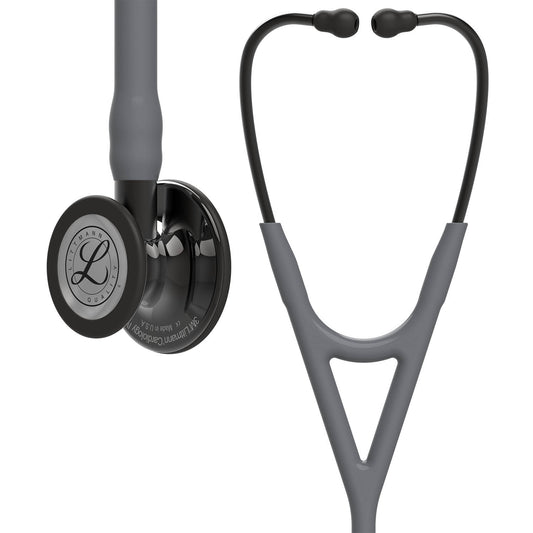 Littmann Cardiology IV Diagnostic Stethoscope: Smoke & Grey - Smoke Stem 6238 - Student Program 3M Littmann