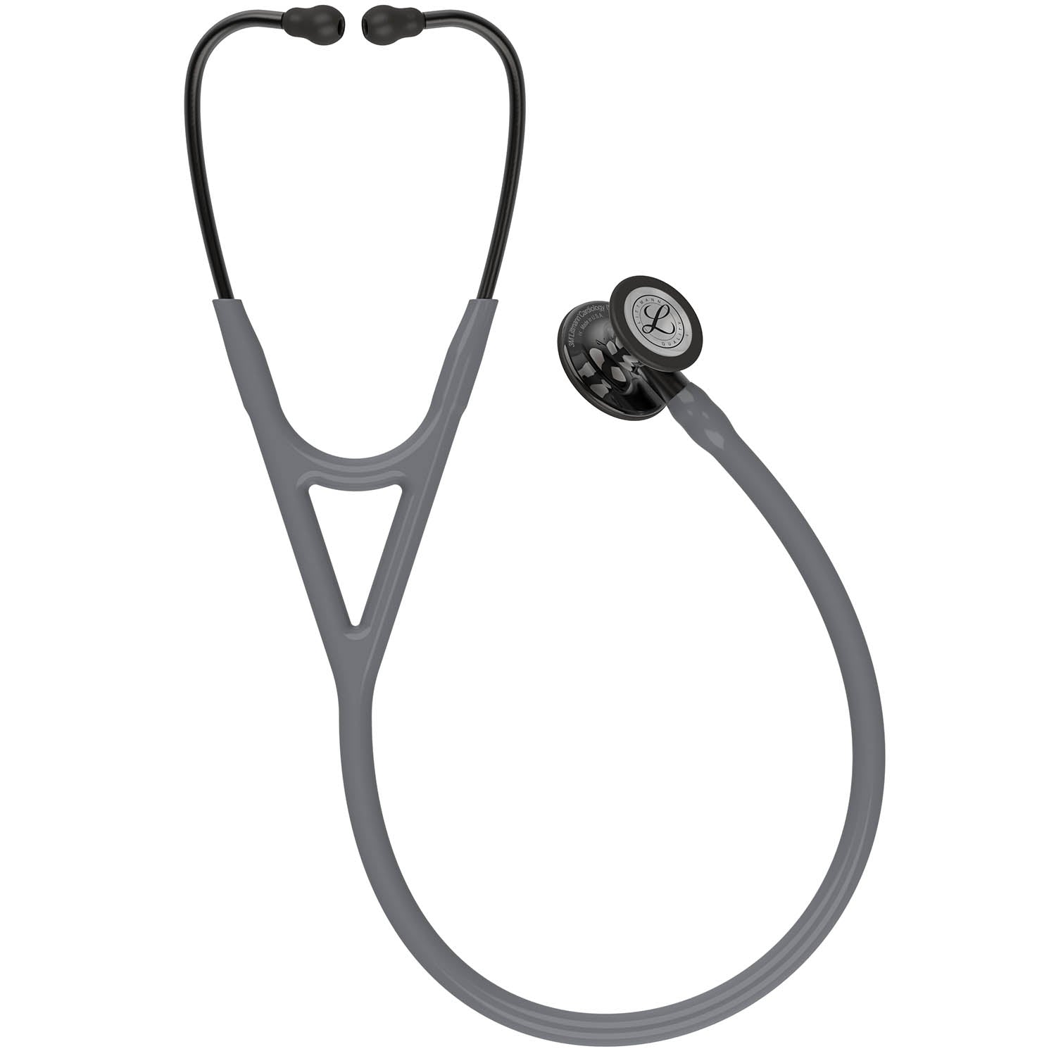 Littmann Cardiology IV Diagnostic Stethoscope: Smoke & Grey - Smoke Stem 6238 - Student Program 3M Littmann