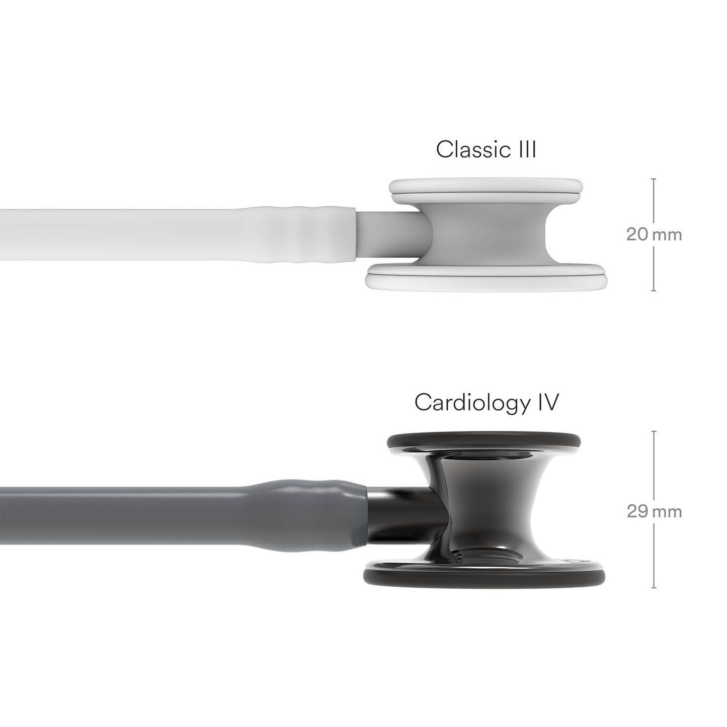 Littmann Cardiology IV Diagnostic Stethoscope: Smoke & Grey - Smoke Stem 6238 - Student Program 3M Littmann